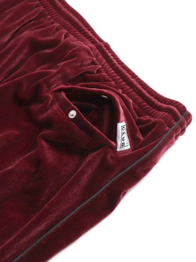 画像4: 【送料無料】PRO CLUB VELOUR TRACK PANT BURGUNDY