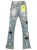 画像2: 【送料無料】GUAPI POWDER BLUE VINTAGE STARS DENIM (2)