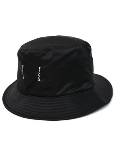 画像1: 【送料無料】REIGNING CHAMP NYLON TWILL BUCKET HAT BLACK