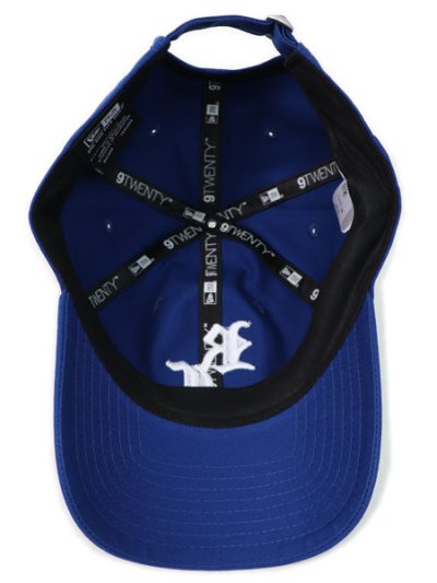 画像6: 【送料無料】REIGNING CHAMP NEW ERA 9TWENTY OLD ENGLISH CAP BLUE/WHT