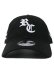 画像2: 【送料無料】REIGNING CHAMP NEW ERA 9TWENTY OLD ENGLISH CAP BLACK/WH (2)