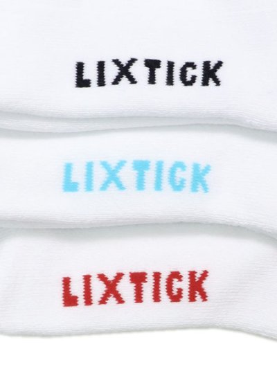 画像3: LIXTICK DRIP SOCKS 3PACK 2ND BLUE/RED/BLACK