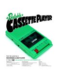 【送料無料】LIXTICK PORTABLE CASSETTE PLAYER 25'