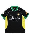 【送料無料】COOKIES CLOTHING LAKE COMO SS SOCCER JERSEY BLACK