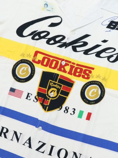 画像3: 【送料無料】COOKIES CLOTHING LAKE COMO SS WOVEN SHIRT WHITE