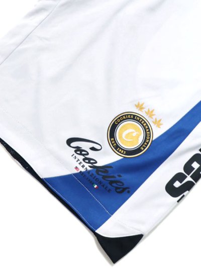 画像5: 【送料無料】COOKIES CLOTHING LAKE COMO JERSEY SOCCER SHORT WHITE