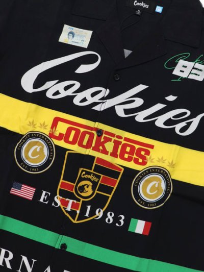 画像3: 【送料無料】COOKIES CLOTHING LAKE COMO SS WOVEN SHIRT BLACK