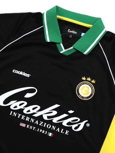 画像3: 【送料無料】COOKIES CLOTHING LAKE COMO SS SOCCER JERSEY BLACK