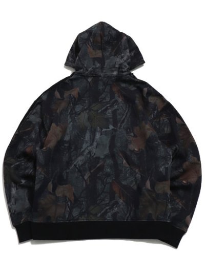 画像2: 【送料無料】ADIDAS CAMO HOODED FULL ZIP HOODIE-BLACK