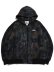 画像1: 【送料無料】ADIDAS CAMO HOODED FULL ZIP HOODIE-BLACK (1)