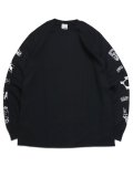 Rap Attack RAPPER'S TATTOO L/S TEE BLACK/WHITE