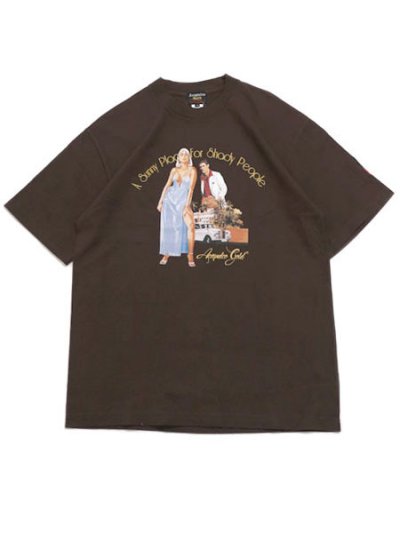 画像1: ACAPULCO GOLD 6.5oz ELVIRA TEE CHOCOLATE