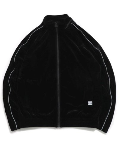 画像1: 【送料無料】PRO CLUB VELOUR TRACK JACKET BLACK