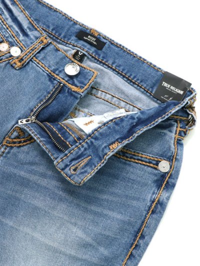 画像4: 【送料無料】TRUE RELIGION RICKY ROPE STITCH STRAIGHT MEDIUM WASH