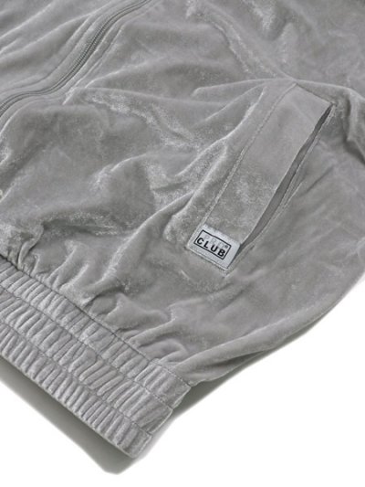 画像4: 【送料無料】PRO CLUB VELOUR TRACK JACKET SILVER