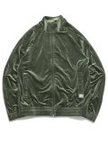 【送料無料】PRO CLUB VELOUR TRACK JACKET SEA KELP