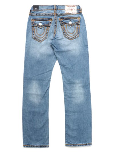 画像1: 【送料無料】TRUE RELIGION RICKY ROPE STITCH STRAIGHT MEDIUM WASH