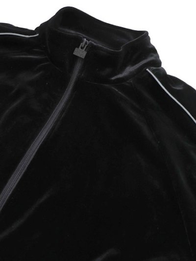 画像3: 【送料無料】PRO CLUB VELOUR TRACK JACKET BLACK