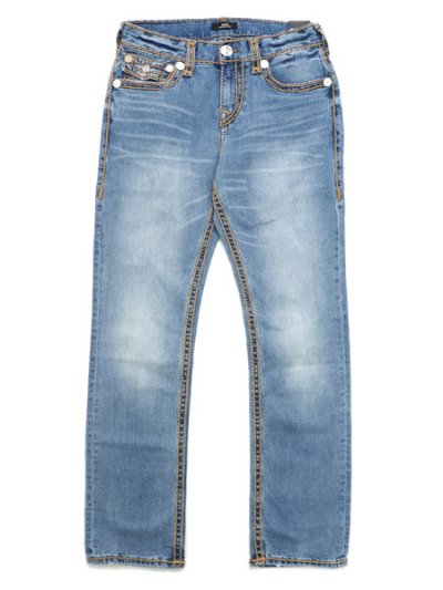 画像2: 【送料無料】TRUE RELIGION RICKY ROPE STITCH STRAIGHT MEDIUM WASH
