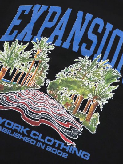 画像3: EXPANSION EXP TROPICAL USA TEE BLACK