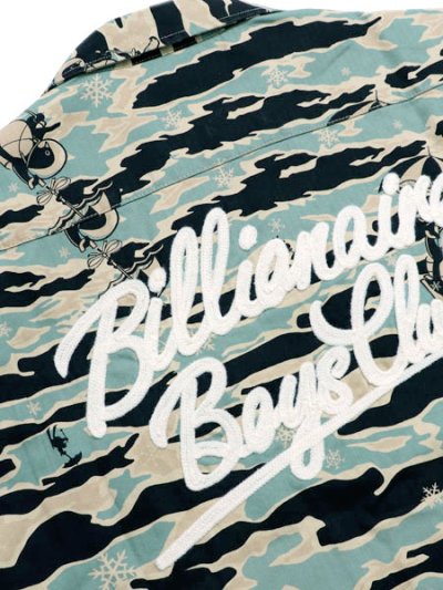 画像4: 【送料無料】BILLIONAIRE BOYS CLUB BB TIGER CAMO CAMP COLLAR SHIRT MOJAVE.D