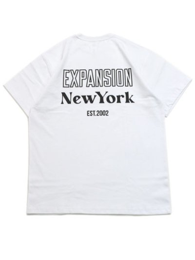 画像1: EXPANSION EXP MK LOGO TEE WHITE