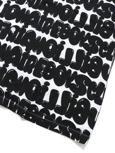 画像4: 【送料無料】BILLIONAIRE BOYS BB BILLI BOXY.F CAMP COLLAR SHIRT WHITE