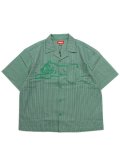 【送料無料】ICECREAM DECKER CROP FIT WOVEN SHIRT JOLLY GREEN