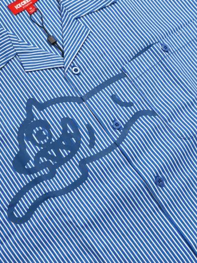 画像3: 【送料無料】ICECREAM DECKER CROP FIT WOVEN SHIRT VICTORIA BLU