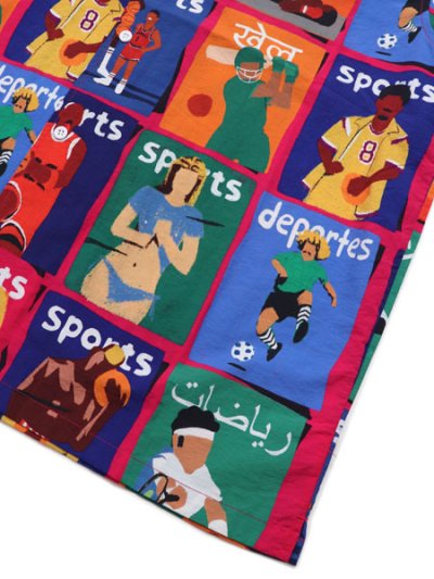 画像4: 【送料無料】MARKET ILLUSTRATED BUTTON UP RAYON SHIRT