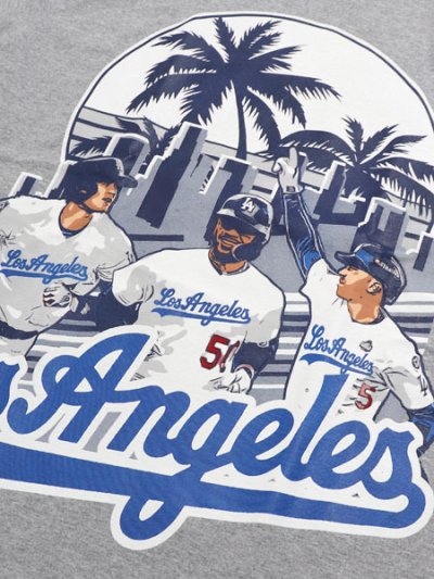 画像3: STREET WEAR SUPPLY LA MVP BIG 3 TEE