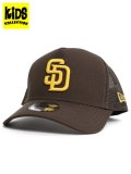 【KIDS】NEW ERA YOUTH 9FORTY A-FRAME TRUCKER PADRES