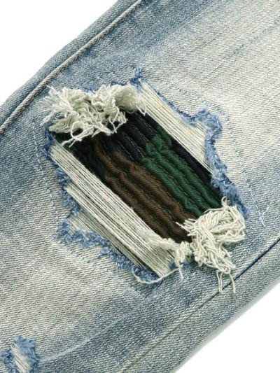画像6: 【送料無料】mnml X204 CAMO STRETCH DENIM BLUE
