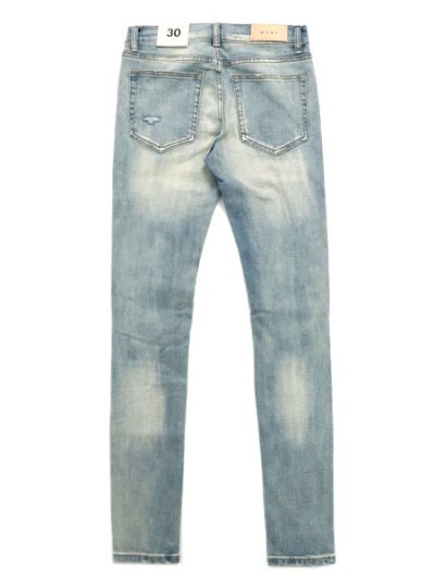 画像2: 【送料無料】mnml X204 CAMO STRETCH DENIM BLUE