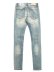 画像2: 【送料無料】mnml X204 CAMO STRETCH DENIM BLUE (2)