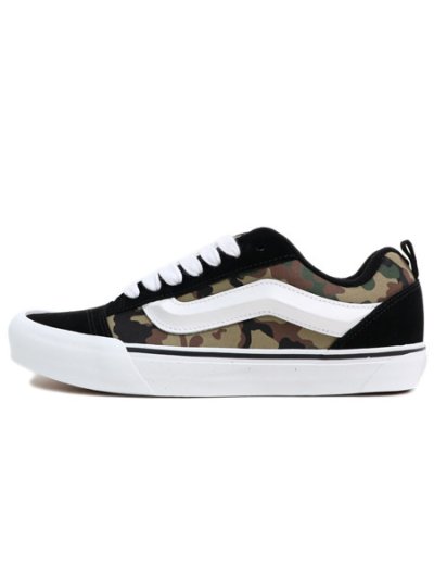 画像1: 【送料無料】VANS KNU SKOOL CAMO BLACK/GREEN