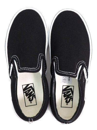 画像6: 【KIDS】VANS KIDS UY CLASSIC SLIP-ON BLACK/TRUE WHITE