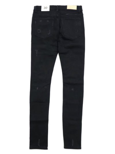 画像2: 【送料無料】mnml X204 CAMO STRETCH DENIM BLACK