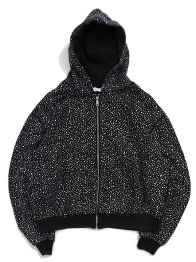画像1: 【送料無料】STOLEN ARTS BLACK CRYSTAL ZIP HOODIE