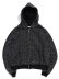 画像1: 【送料無料】STOLEN ARTS BLACK CRYSTAL ZIP HOODIE (1)