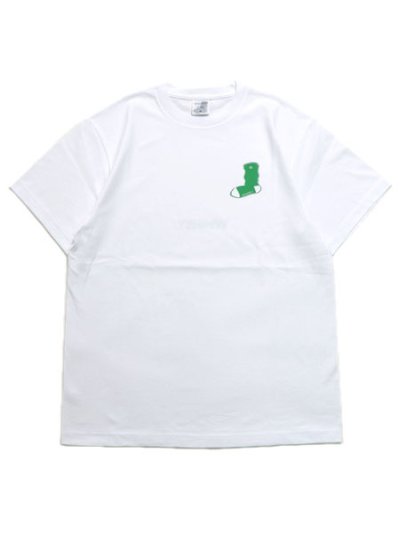 画像1: WHIMSY SOCKS TRADEMARK TEE WHITE