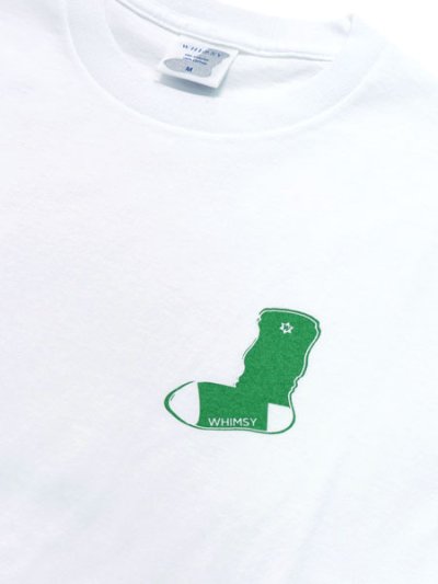 画像3: WHIMSY SOCKS TRADEMARK TEE WHITE