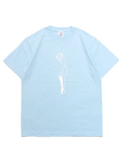 画像1: WHIMSY SOCKS CATHIE TEE LIGHT BLUE