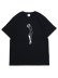 画像1: WHIMSY SOCKS CATHIE TEE BLACK (1)