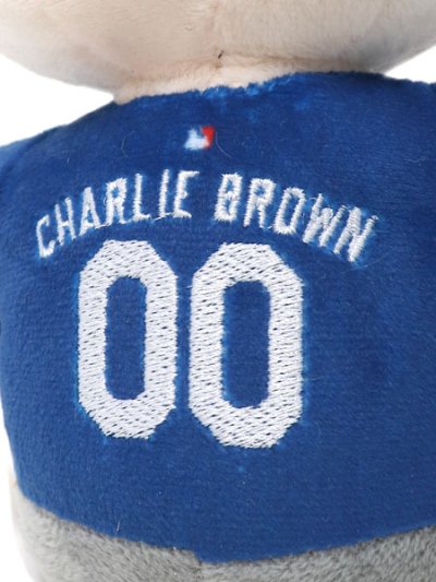 画像3: FOCO CHARLIE BROWN DODGERS TEAM JERSEY PLUSH