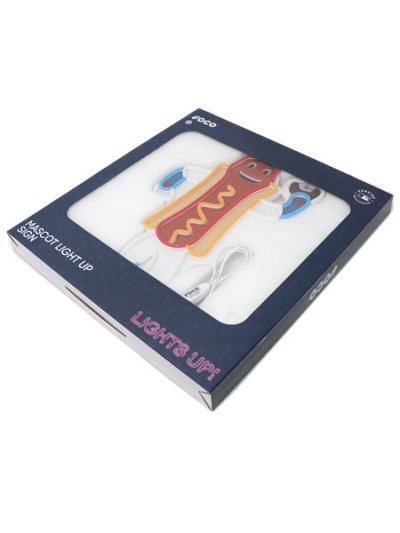 画像2: 【送料無料】FOCO DODGER DOG LED NEON LIGHT UP MASCOT SIGN