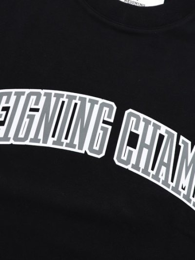 画像3: 【送料無料】REIGNING CHAMP MW JERSEY COLLEGIATE STANDARD TEE BK/WH
