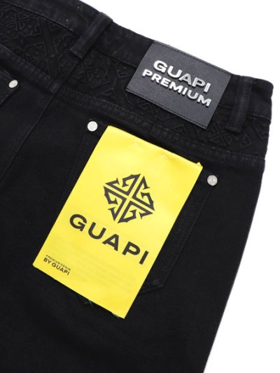 画像5: 【送料無料】GUAPI OBSIDIAN BLACK BASICS FLARED DENIM