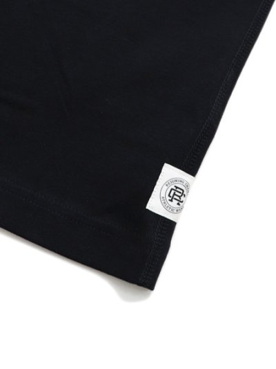 画像4: 【送料無料】REIGNING CHAMP MW JERSEY COLLEGIATE STANDARD TEE BK/WH