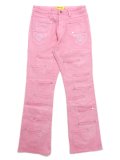 【送料無料】GUAPI FRENCH ROSE POCKETS FLARED DENIM